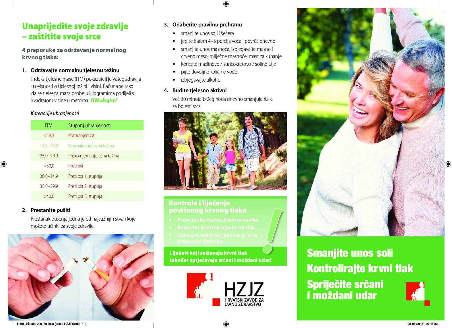 Brošura za prevenciju hipertenzije